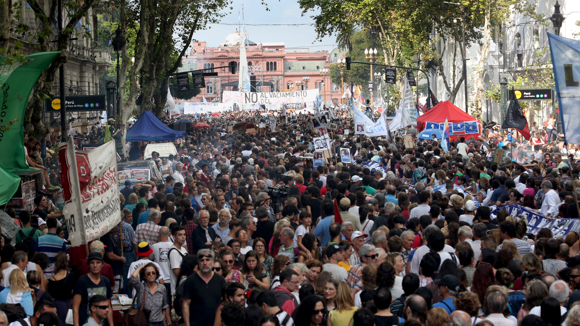 Gremios anunciaron paro general para el 30 de abril