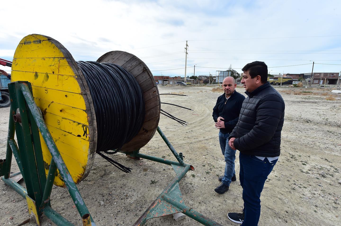 AVANZA LA OBRA DE ENERGÍA EN EL BARRIO PERÓN