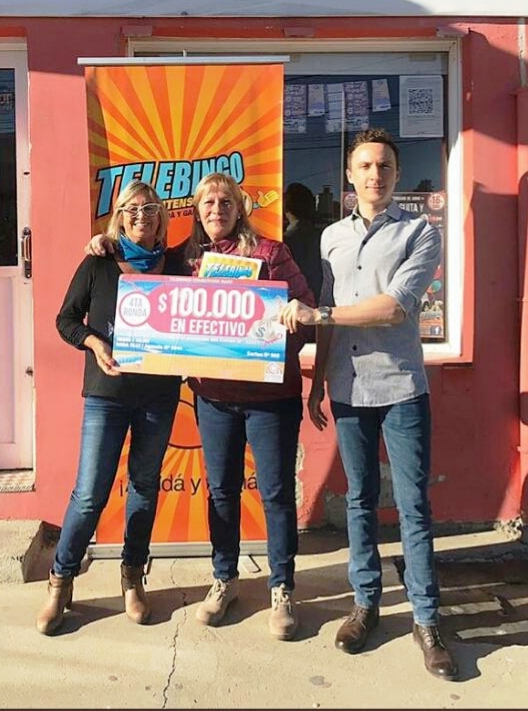 EL TELEBINGO CHUBUTENSE ENTREGÓ 100.000 PESOS EN RADA TILL