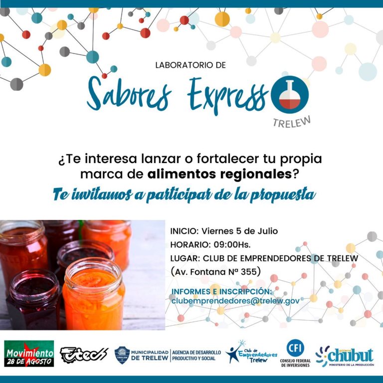 LANZARÁN EL PROGRAMA SABORES EXPRESS EN TRELEW