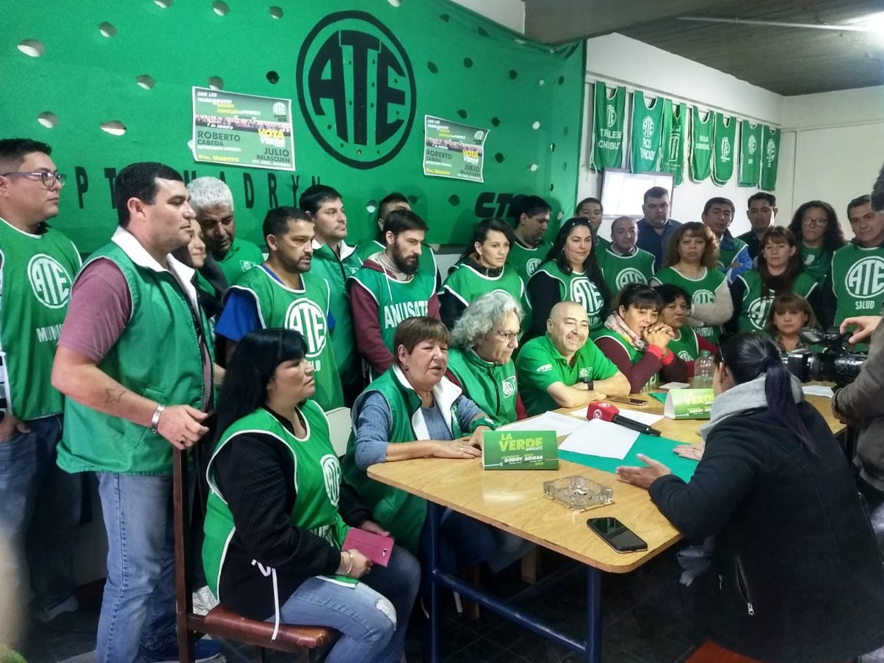 LA LISTA VERDE ANUNSATE BUSCA BUSCA LA REELECCIÓN EN ATE