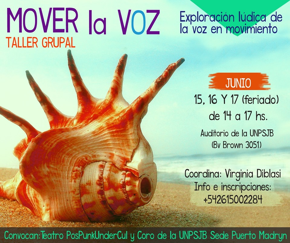 INVITAN A EXPLORAR LA VOZ EN MOVIMIENTO