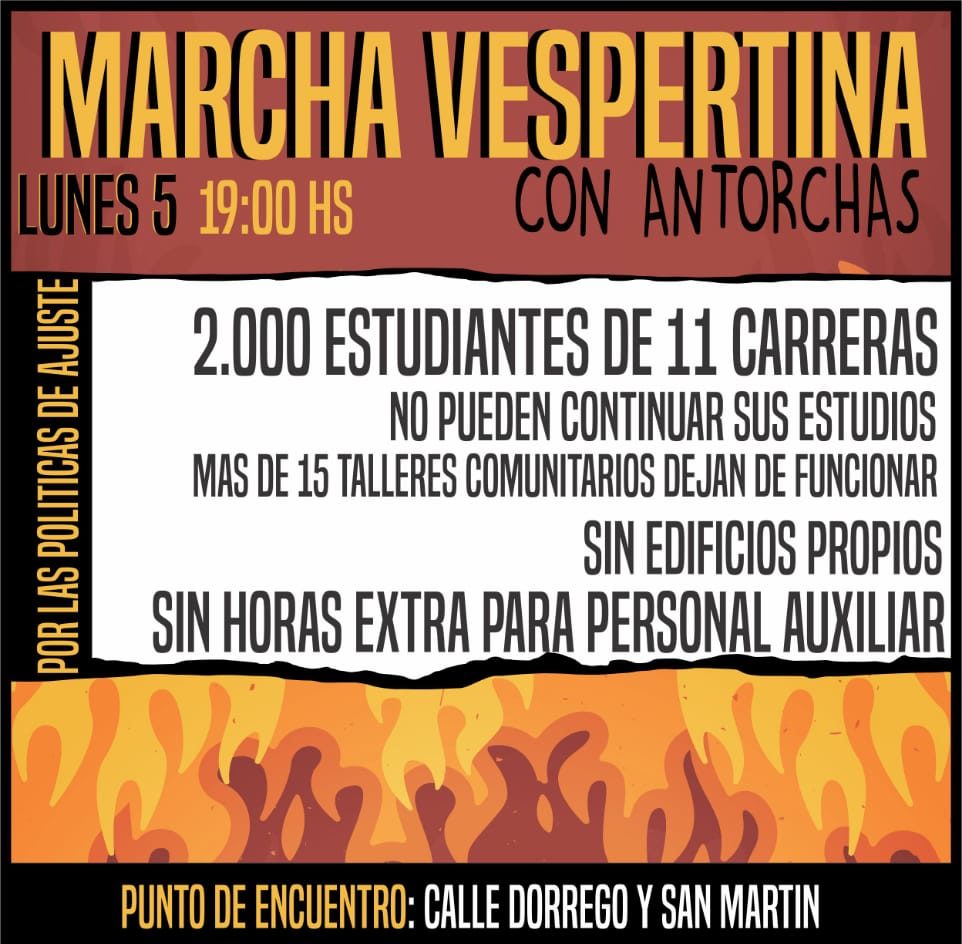 CONVOCAN A LA MARCHA DE LAS ANTORCHAS