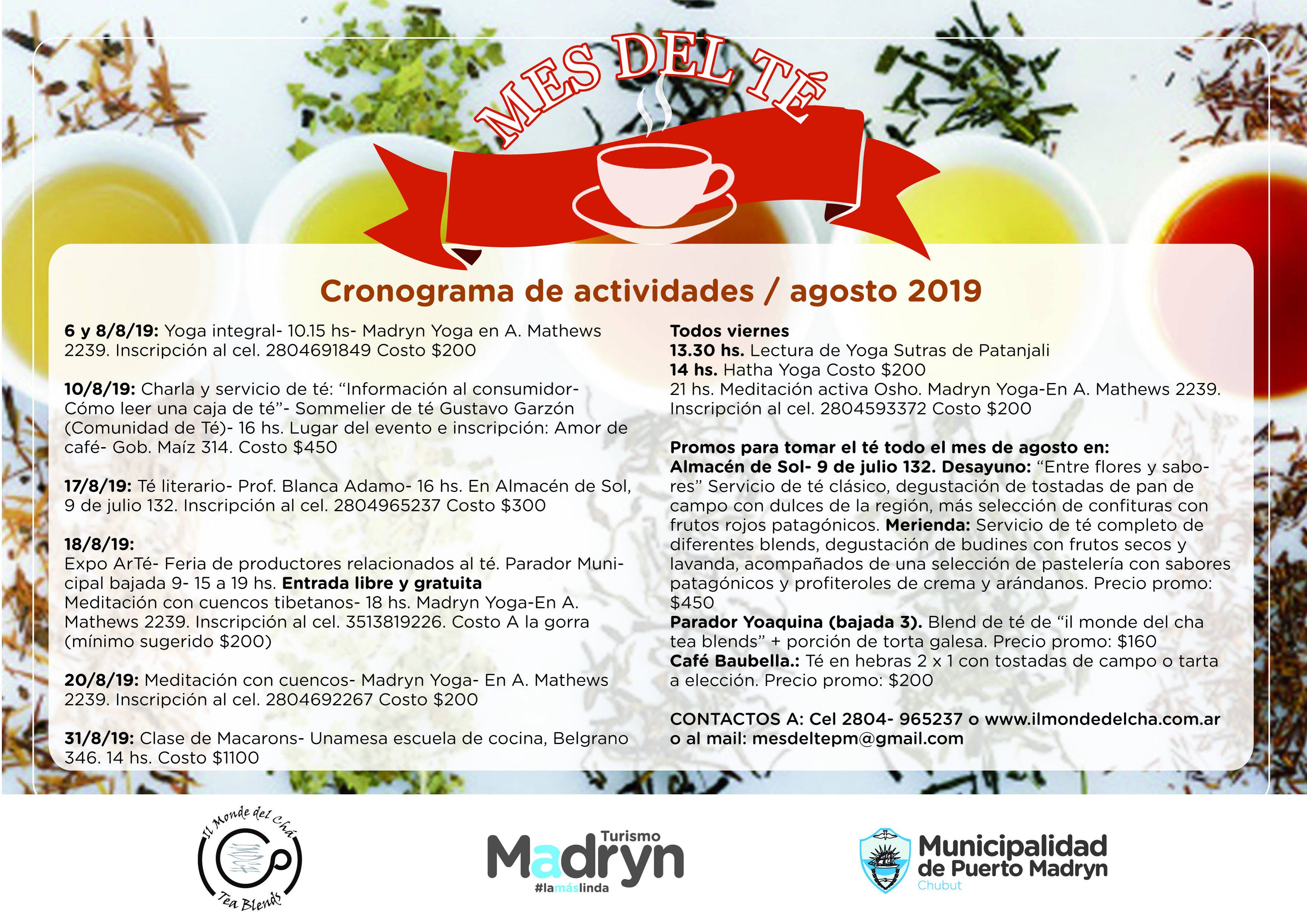 MADRYN CELEBRA EL MES DEL TÉ