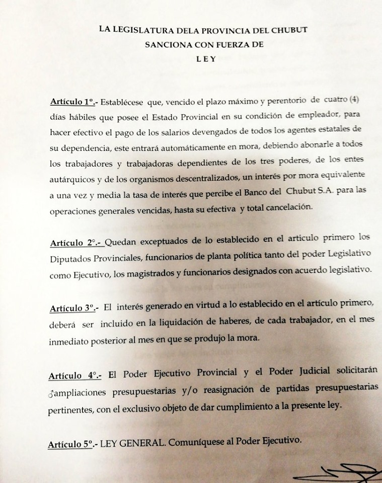 ESTATALES COBRARÁN CON INTERESES LOS SUELDOS ATRASADOS