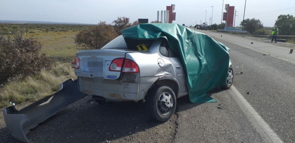 ACCIDENTE FATAL EN EL INGRESO A RAWSON