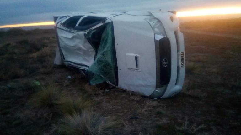 VUELCO A LA ALTURA DE LA LOBERÍA