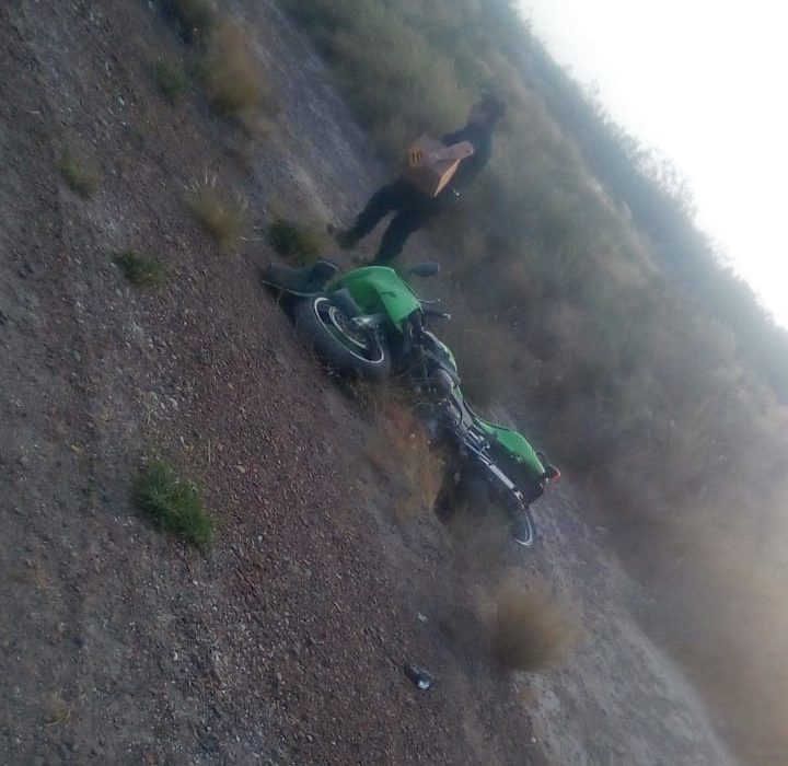 SE FRACTURÓ EL BRAZO EN LA RUTA A SOLANAS