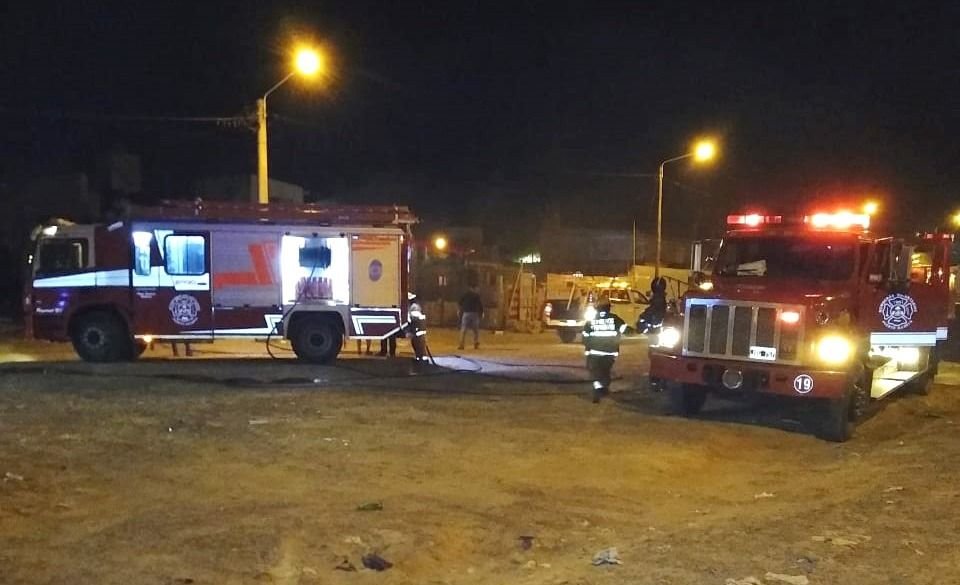 INCENDIO DESTRUYÓ UNA VIVIENDA EN EL SAN MIGUEL
