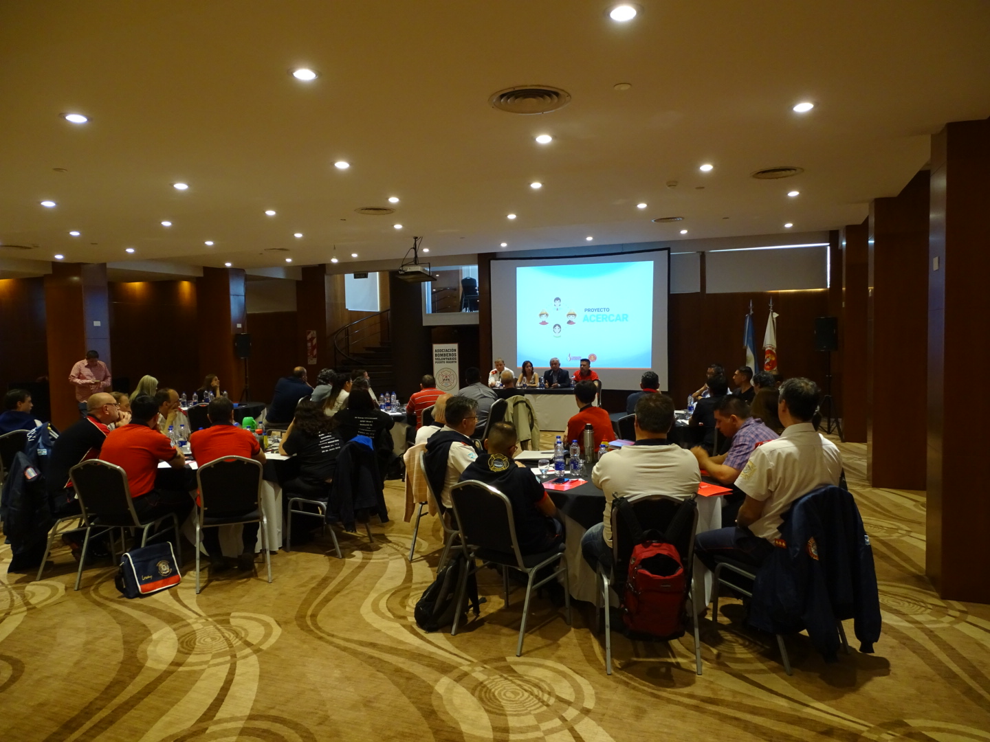 CAPACITACIÓN EN MADRYN PARA BOMBEROS DE LA FEDERACIÓN CHUBUTENSE
