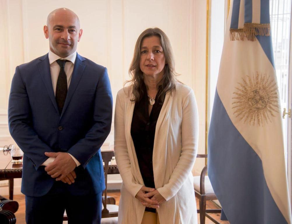 MASSONI SE REUNIÓ CON LA MINISTRA DE SEGURIDAD DE LA NACIÓN