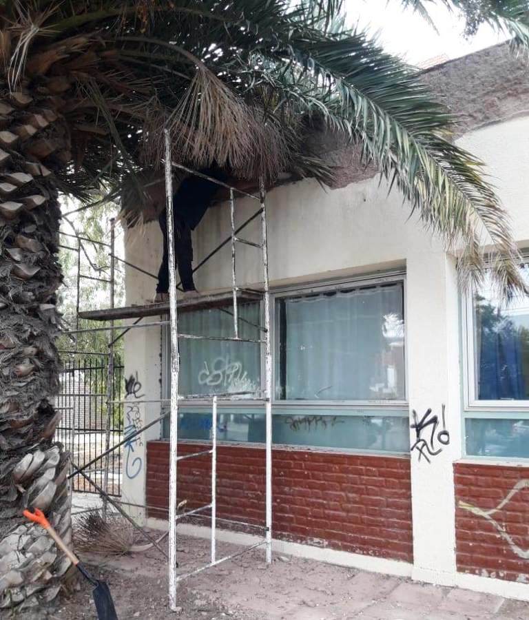 EL GOBIERNO PROVINCIAL COMENZÓ A REPARAR LA ESCUELA N°750