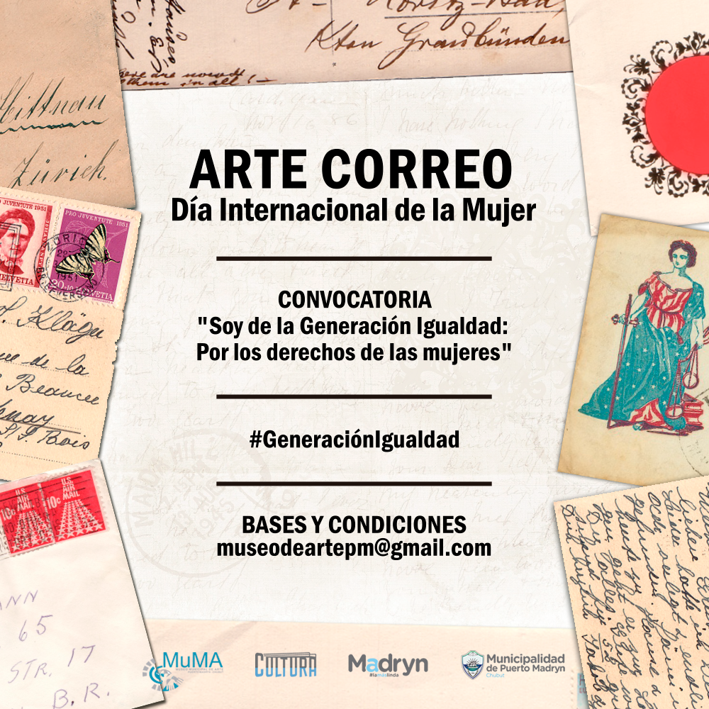 ARTE CORREO PARA CELEBRAR EL DÍA INTERNACIONAL DE LA MUJER