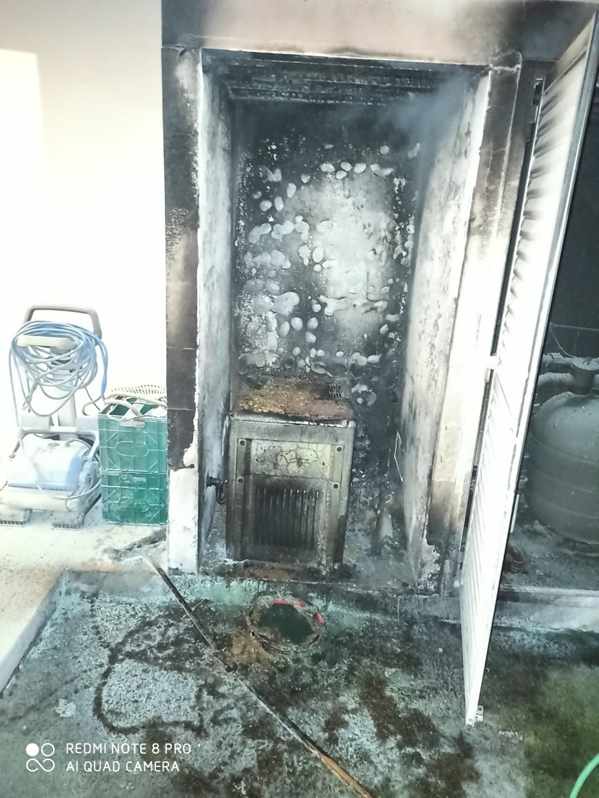 EXPLOTÓ LA CALDERA Y LE QUEMÓ EL 40% DE SU CUERPO