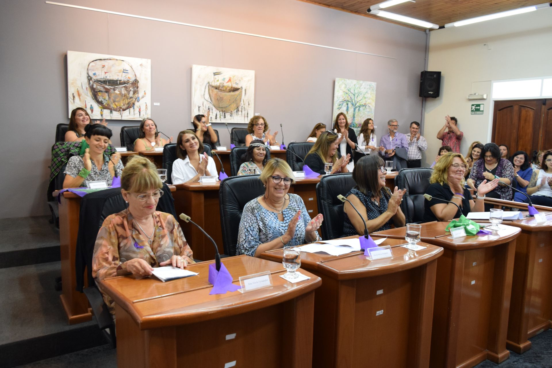 8M: NUEVA SESIÓN SIMULADA EN EL CONCEJO DELIBERANTE DE MADRYN