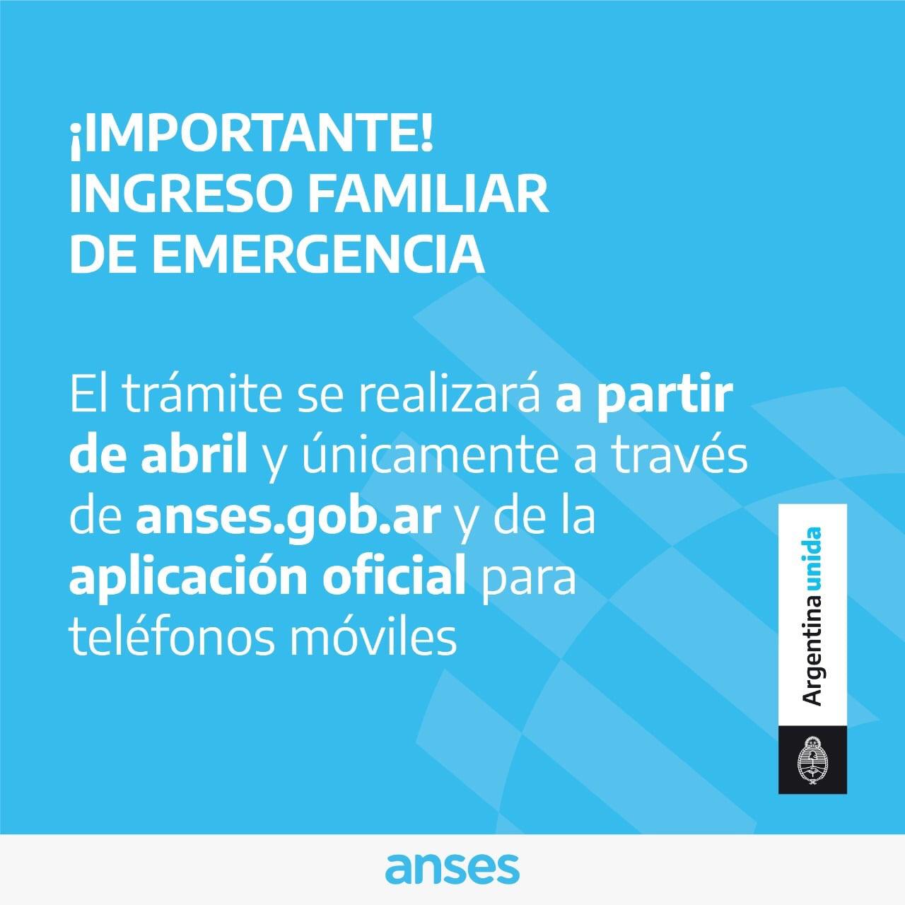 CUÁNDO TE PODÉS INSCRIBIR PARA COBRAR EL INGRESO FAMILIAR DE EMERGENCIA