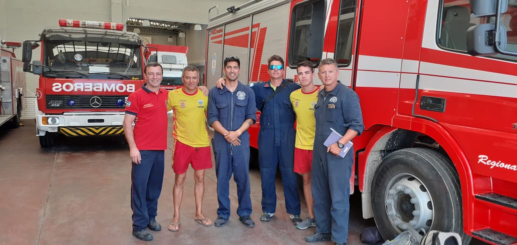 CONTINÚA EL PERFECCIONAMIENTO DE LA BRIGADA DE RESCATE ACUATICO DE BOMBEROS MADRYN