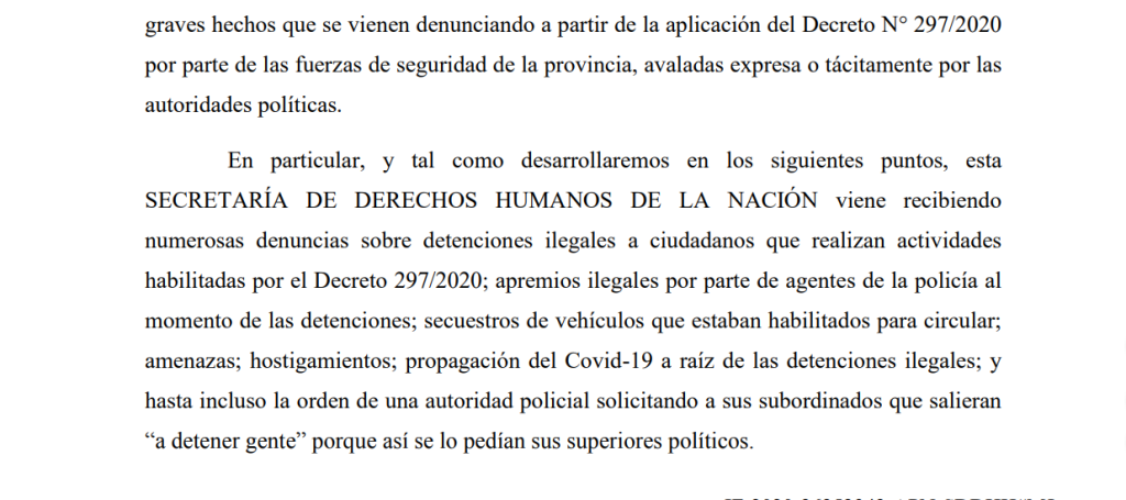¿HABEAS CORPUS CONTRA MASSONI Y LA POLICÍA DE CHUBUT?