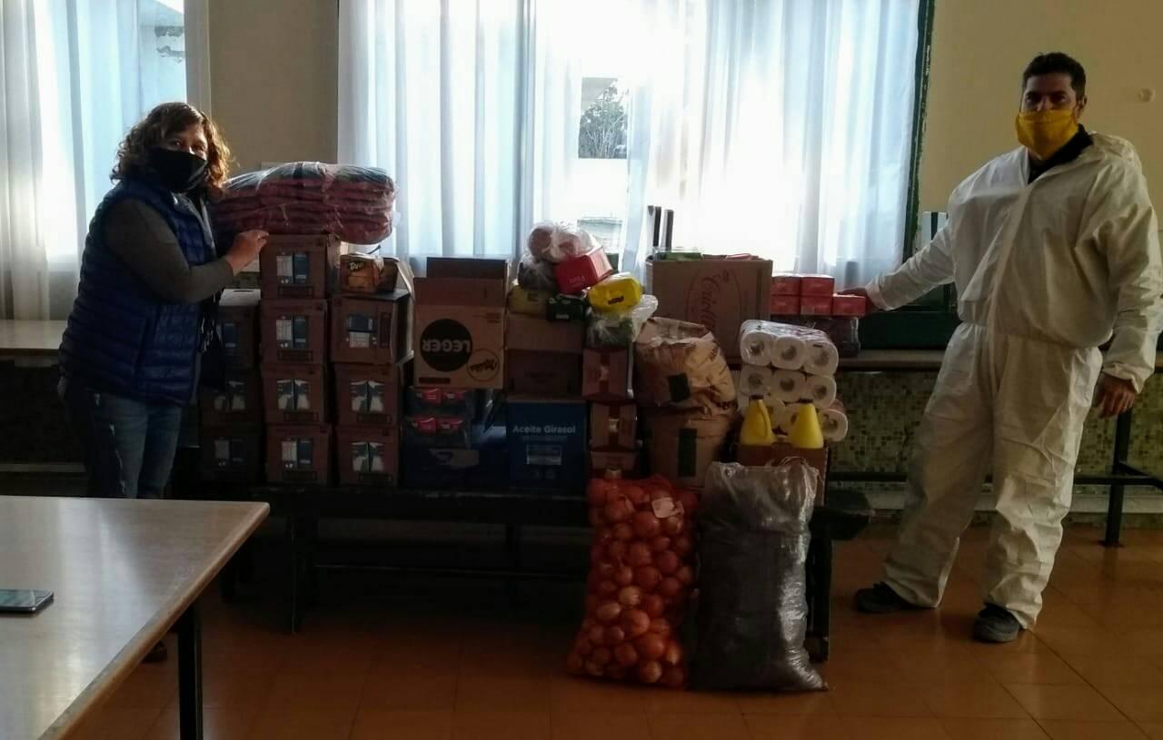 NUEVA ENTREGA DE ALIMENTOS PARA LOS MERENDEROS Y COMEDORES DE MADRYN
