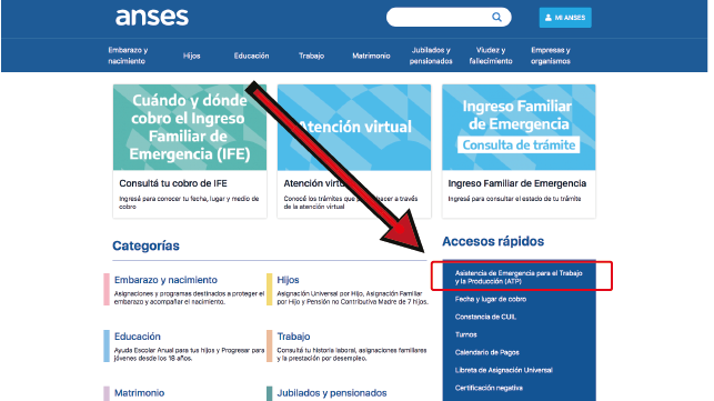 LA ANSES HABILITA CONSULTA ONLINE PARA ATP