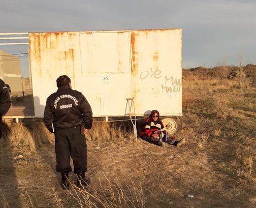 UNA PERSONA LLEGÓ A DEDO A PUERTO MADRYN