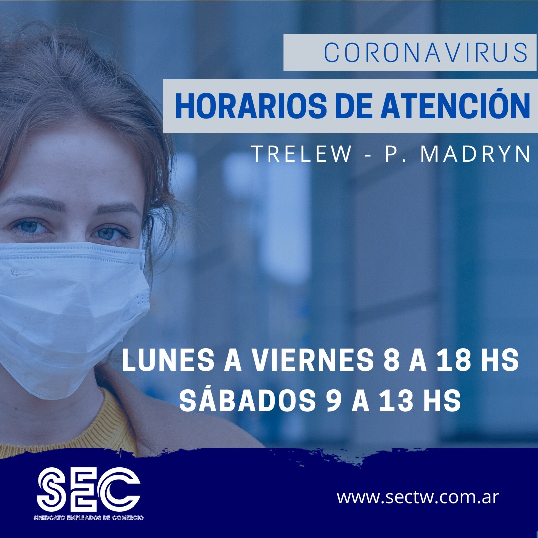 NUEVO HORARIO DE ATENCIÓN EN LAS FILIALES DEL SEC