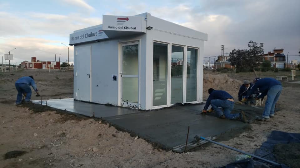 AVANZA LA INSTALACIÓN DEL CAJERO AUTOMÁTICO EN SOLANA DE LA PATAGONIA