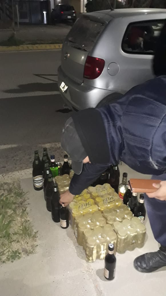 CAYÓ OTRO DELIVERY DE ALCOHOL DURANTE LA MADRUGADA