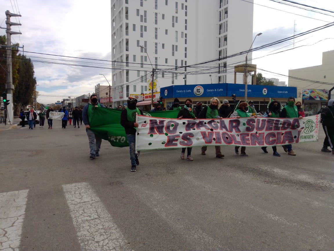 VIDEO: ATE VOLVIÓ A MOVILIZARSE POR LAS CALLES DE MADRYN