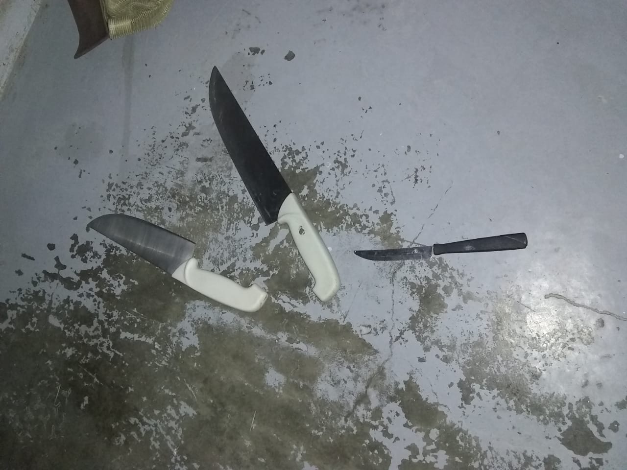 INTENTABA ABRIR AUTOS Y LLEVABA VARIOS CUCHILLOS PARA PELEAR