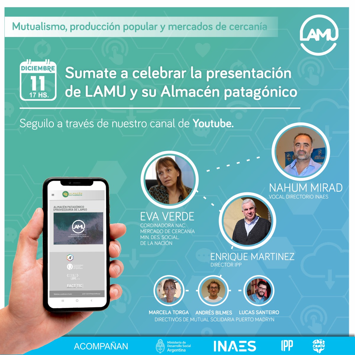 PRESENTARÁN OFICIALMENTE A LA MUTUAL SOLIDARIA DE MADRYN