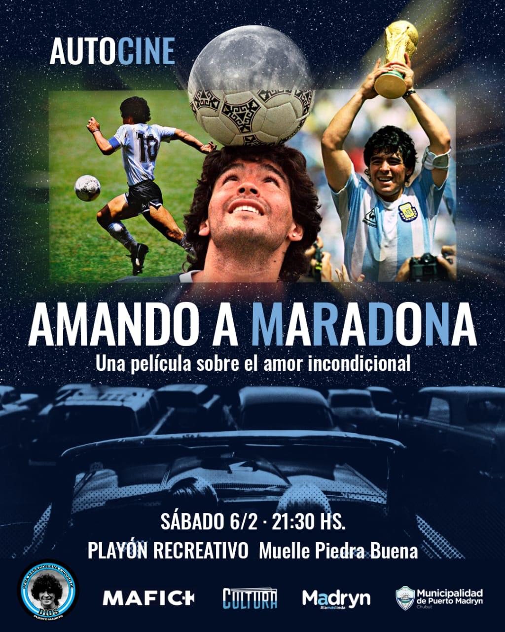 SE PROYECTARÁ EN MADRYN LA PELÍCULA “AMANDO A MARADONA”