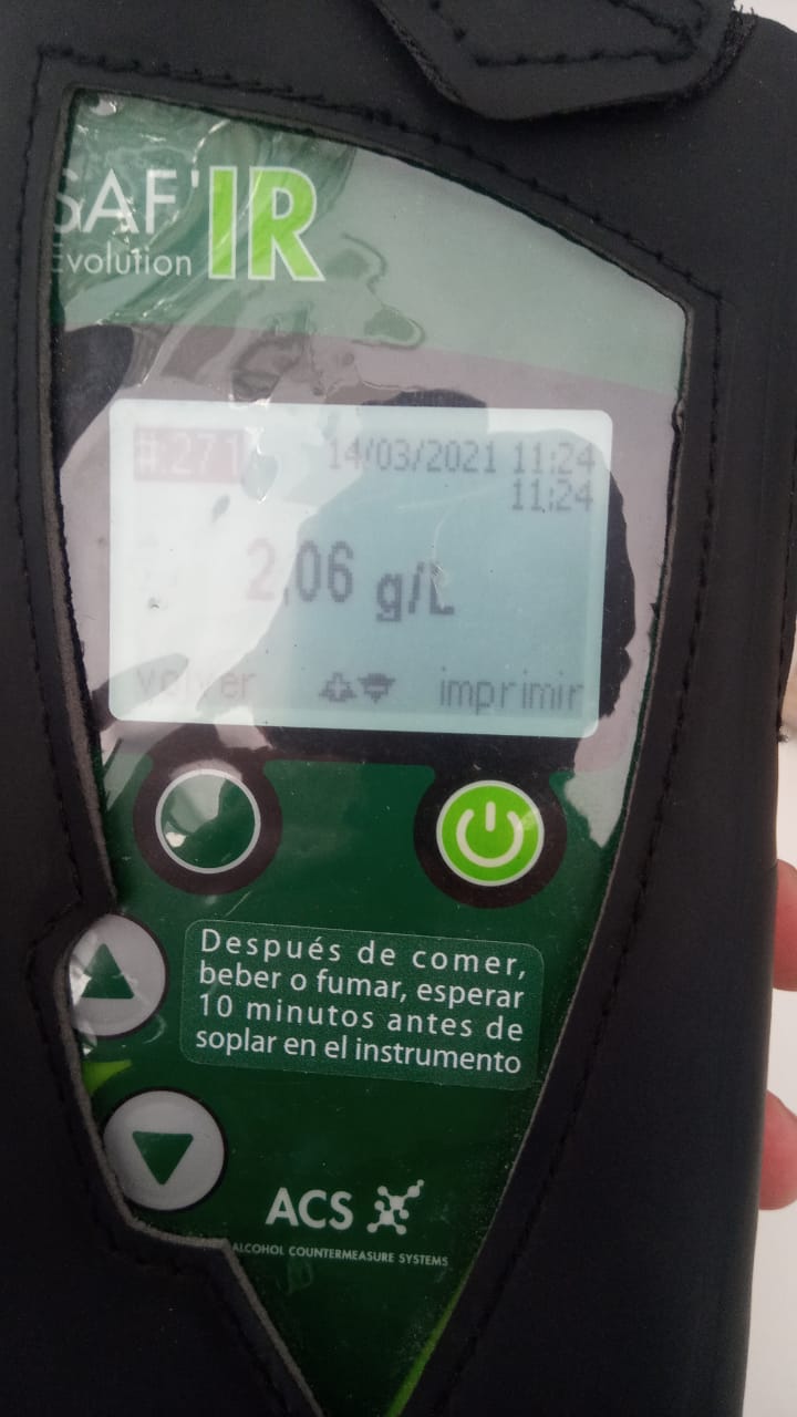ALCOHOL AL VOLANTE: UN PELIGRO QUE NO CESA EN MADRYN