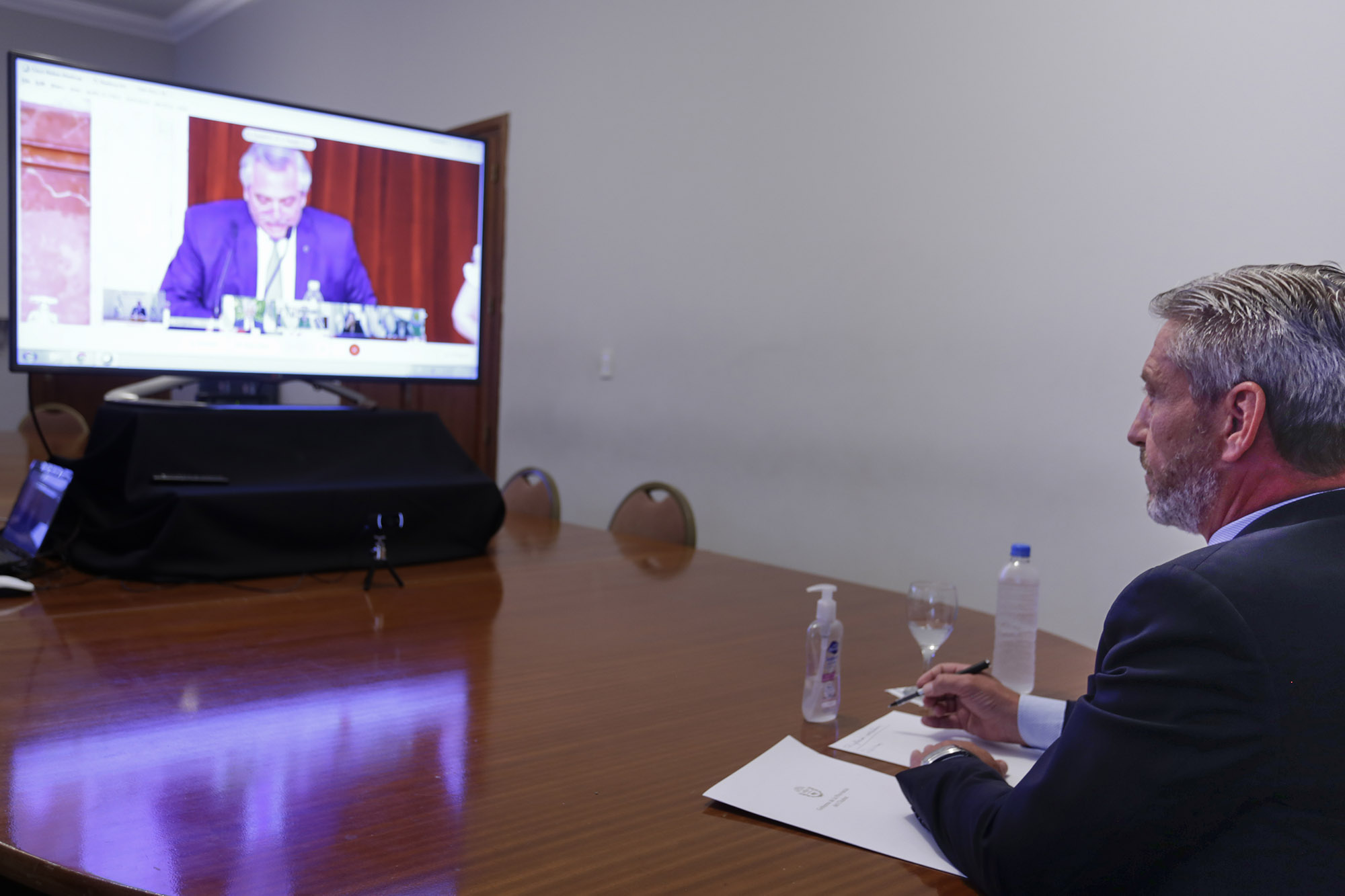 ARCIONI ACOMPAÑO AL PRESIDENTE ALBERTO FERNANDEZ EN LA APERTURA DE SESIONES DEL CONGRESO DE LA NACIÓN