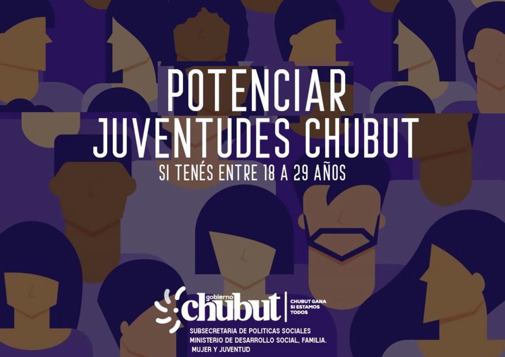 SE REGISTRARON MÁS DE 2 MIL INSCRIPCIONES AL PROGRAMA POTENCIAR JUVENTUDES CHUBUT