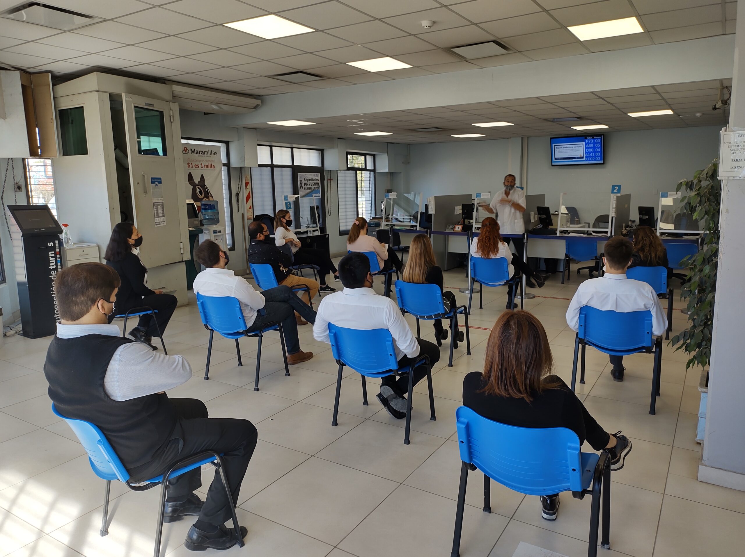 BANCO DEL CHUBUT CAPACITA NUEVAMENTE A SUS EMPLEADOS EN MEDIDAS DE PREVENCIÓN