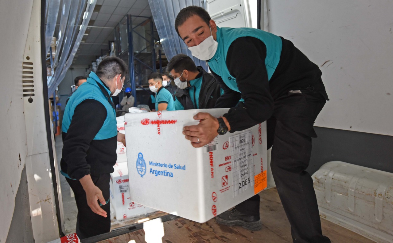 CHUBUT RECIBIRÁ 6 MIL NUEVAS DOSIS DEL COMPONENTE 1 DE SPUTNIK V