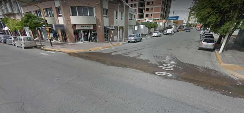 CORTE PARCIAL EN AV. ROCA Y 9 DE JULIO