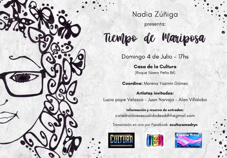 PRESENTAN ESTE DOMINGO 4 DE JULIO EL LIBRO “TIEMPO DE MARIPOSA”
