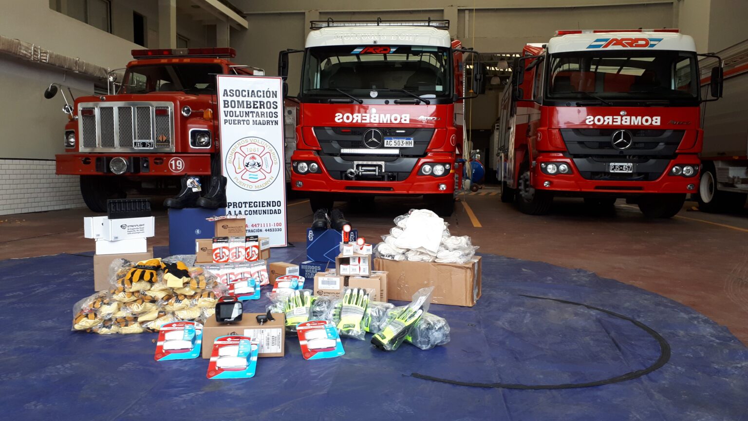 MÁS EQUIPAMIENTO PARA LOS BOMBEROS VOLUNTARIOS DE MADRYN