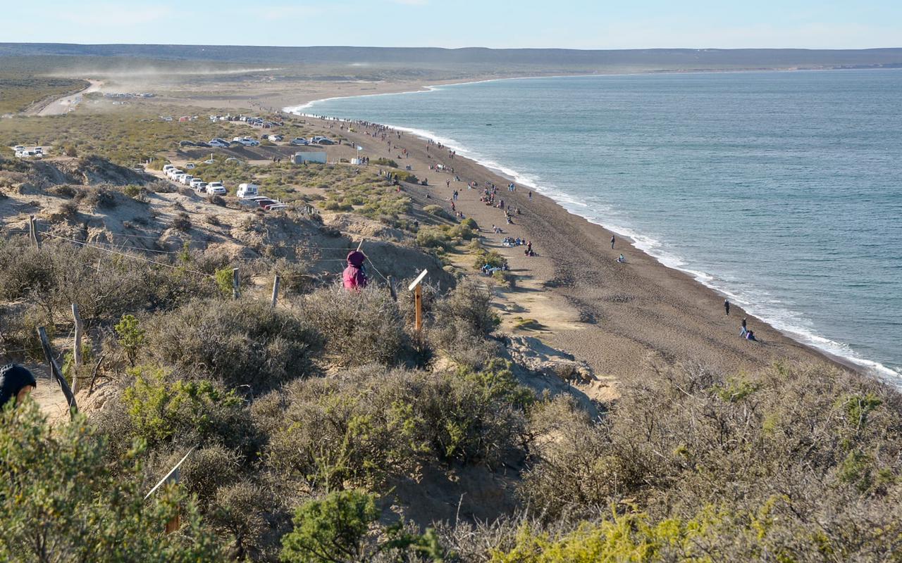 CORTE DE RUTAS DE RIPIO EN EL INGRESO A LA PENÍNSULA