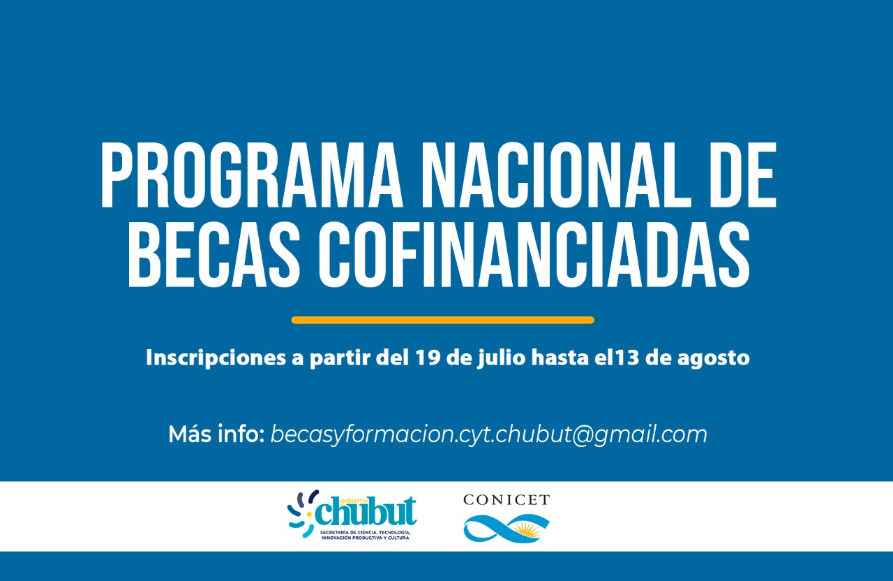 EL GOBIERNO DEL CHUBUT ABRE CONVOCATORIA PARA BECAS