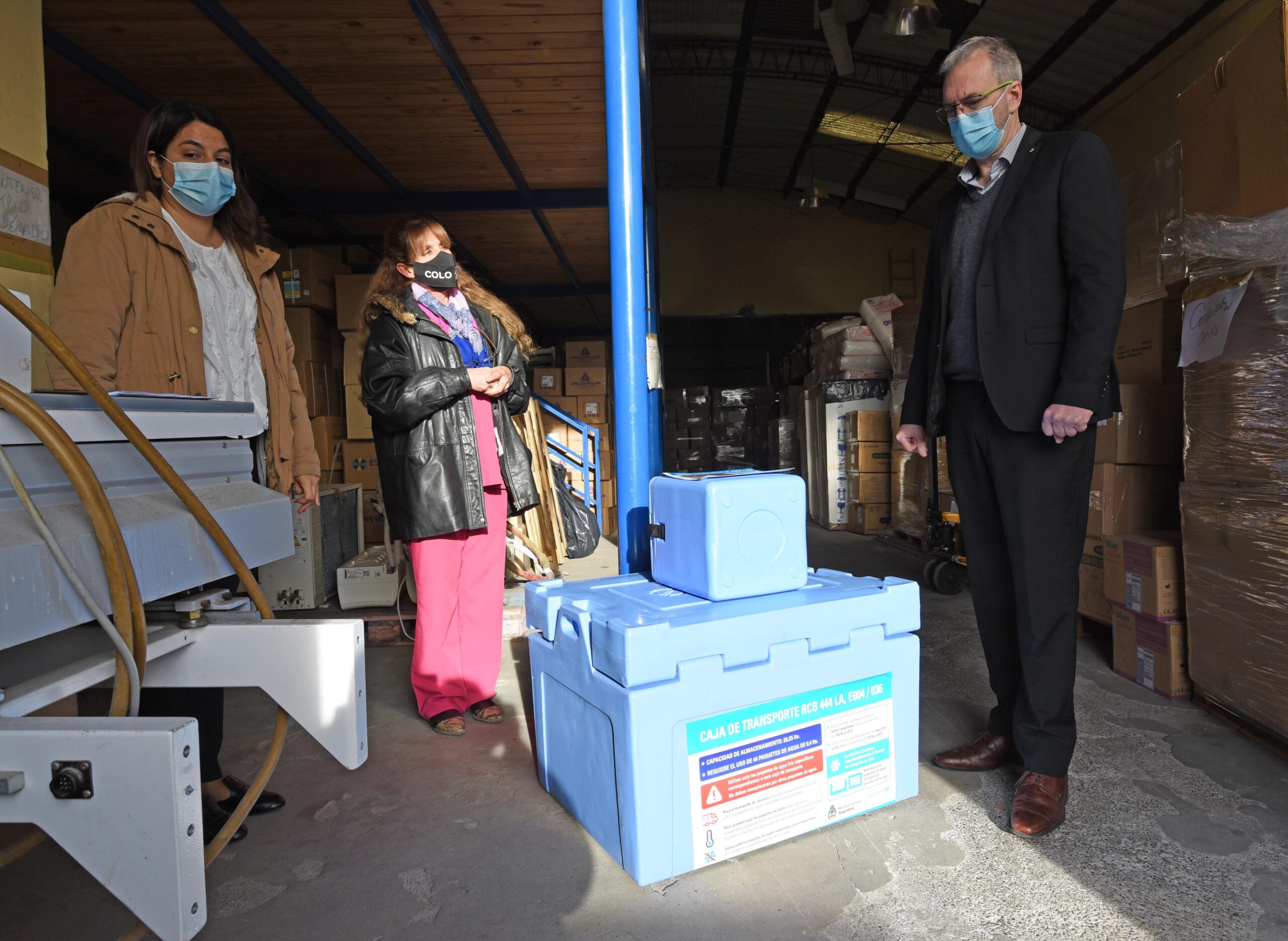 CHUBUT RECIBIÓ DE NACIÓN CONSERVADORAS PORTÁTILES PARA GARANTIZAR LA CADENA DE FRÍO DE LAS VACUNAS