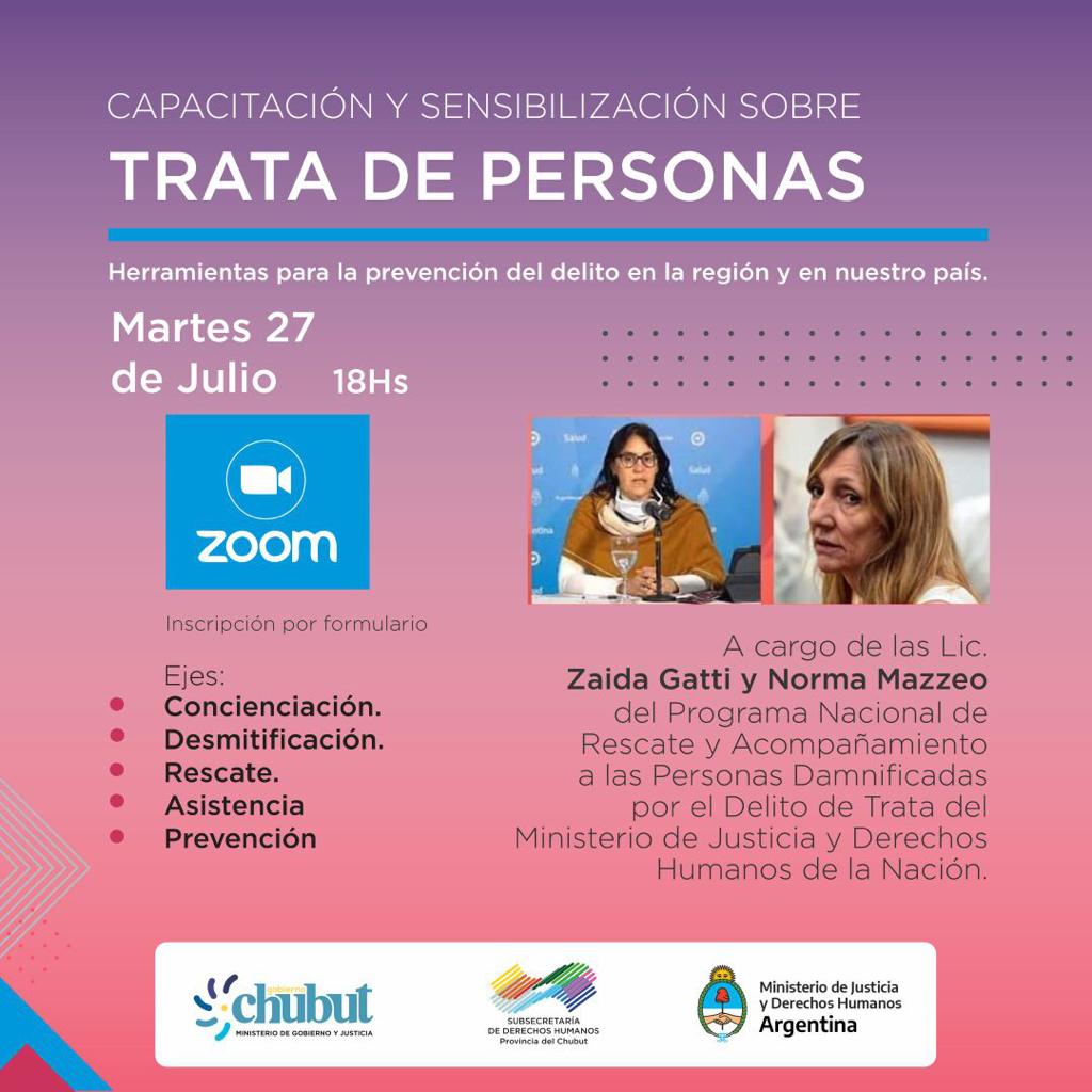 ACTIVIDADES EN EL MARCO DEL DÍA MUNDIAL CONTRA LA TRATA DE PERSONAS