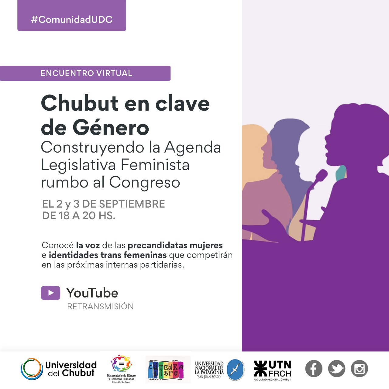 PRECANDIDATAS DEBATIRÁN SOBRE EL ROL DE LA MUJER EN LA POLÍTICA