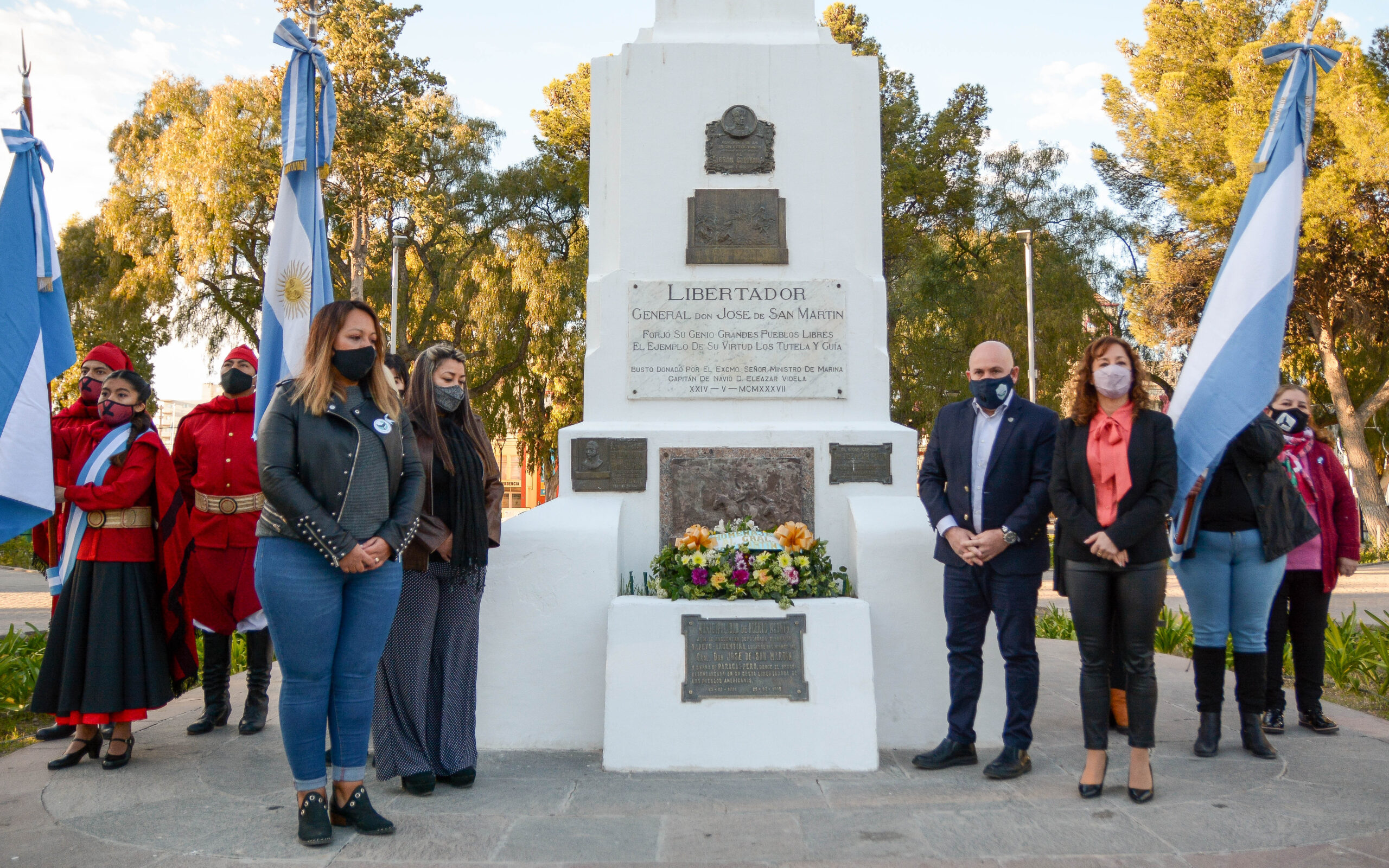 SASTRE ENCABEZÓ EL ACTO POR EL 171° ANIVERSARIO DEL PASO A LA INMORTALIDAD DEL GENERAL JOSÉ DE SAN MARTÍN