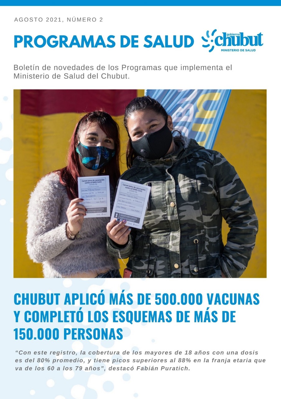 Salud presentó el segundo número del Boletín Digital dedicado a la gestión sanitaria de Chubut