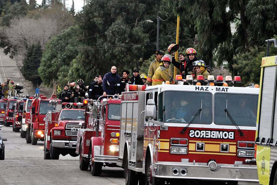 BOMBEROS DE CHUBUT PARTICIPAN DE ALTERNATIVA POLÍTICA INSTITUCIONAL EN LA CONDUCCIÓN DEL CONSEJO NACIONAL