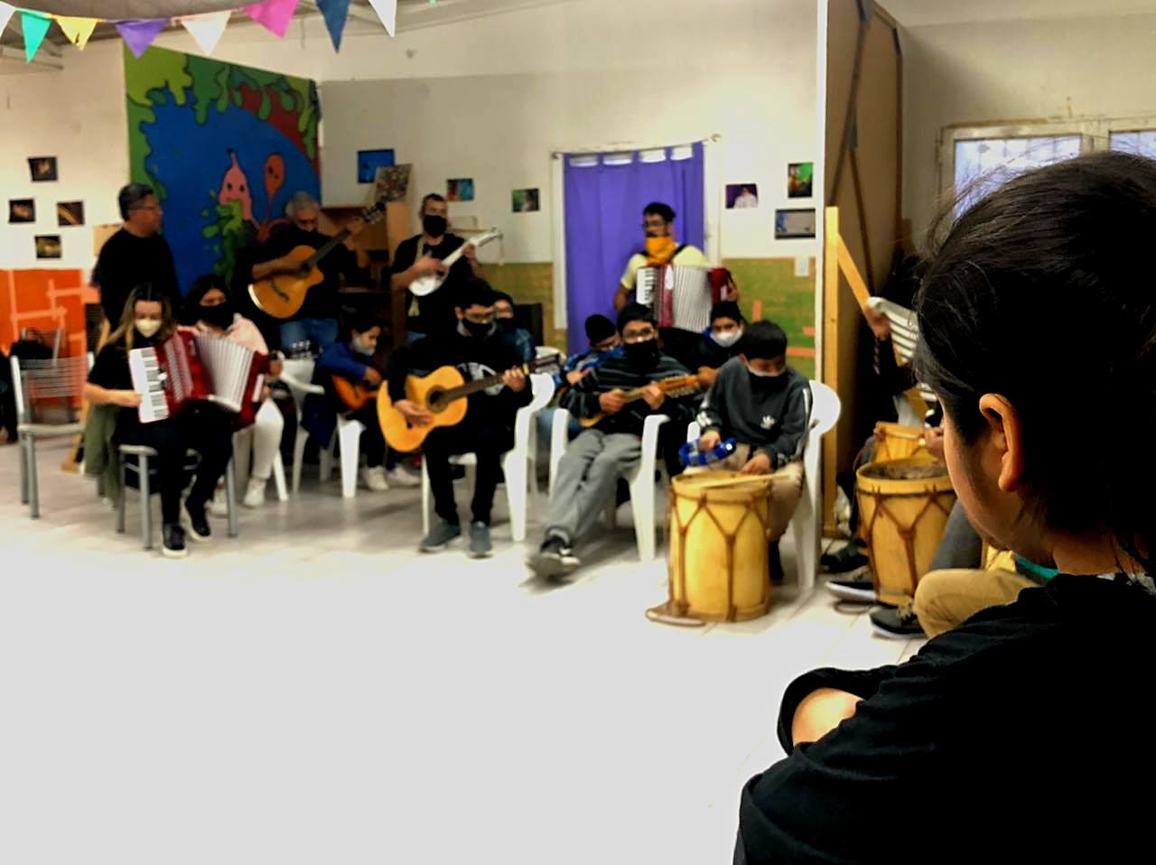 GRAN PEÑA EN EL CENTRO CULTURAL SAN MIGUEL