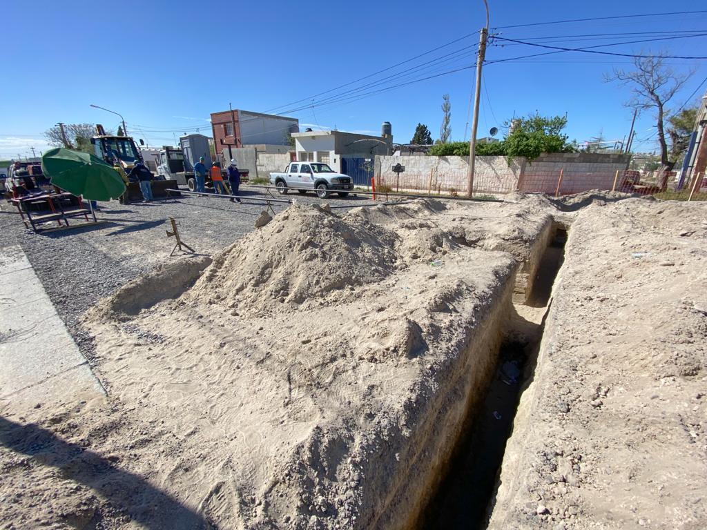 AVANZA A BUEN RITMO LA OBRA “BAJADA DE RED DE GAS”